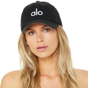 NWT Alo Yoga Off Duty Cap Baseball Hat - Black & White - One Size